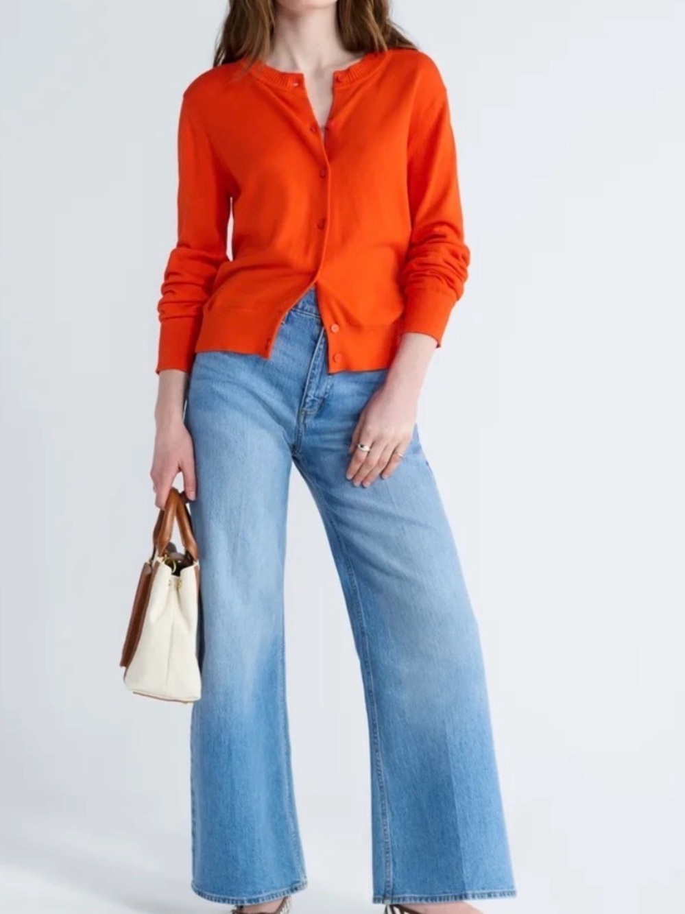 NWT • FREE ASSEMBLY • High Rise Wide Leg Jeans in City Blue High-Rise Style - Picture 5 of 11